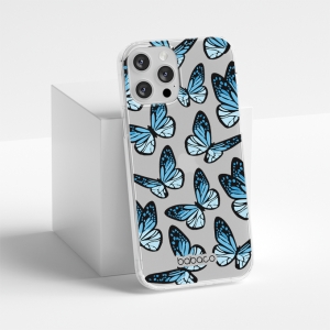 Pouzdro Back Case Babaco iPhone XS Max, Blue Butterfly