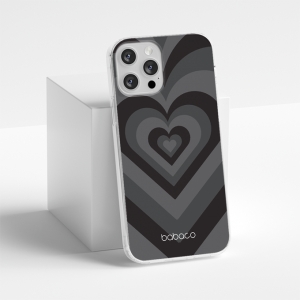 Pouzdro Back Case Babaco iPhone 15 Pro, Black Heart