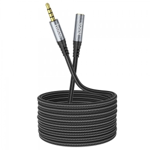 Kabel AUX HOCO (UPA20) Jack 3,5mm samec do samice, 2m černý