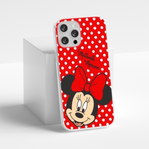 Pouzdro iPhone 7, 8, SE 2020/22 Minnie Mouse vzor 008