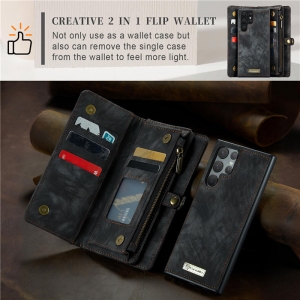 Pouzdro Book (Back Case) CaseMe Wallet 2v1, iPhone 15 Pro barva black