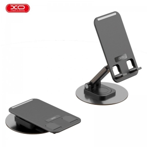 Stojánek na mobil XO-C108, ocel/hliník, barva černá