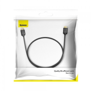 BASEUS kabel HDMI na HDMI 4K 60Hz 2.0 s vysokým rozlišením (CAKGQ-A01) 1 metr černý