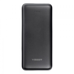 Externí baterie POWER BANK Veger A20, 20000mAh, 2x USB 1x USB Typ C, 1x Micro USB, barva černá