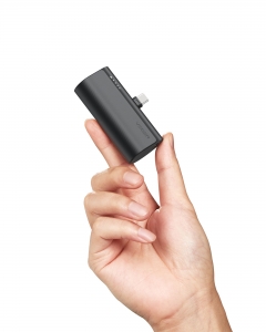 Externí baterie POWER BANK Veger PlugOn, 5000 mAh, konektor USB C, PD 20W, barva černá