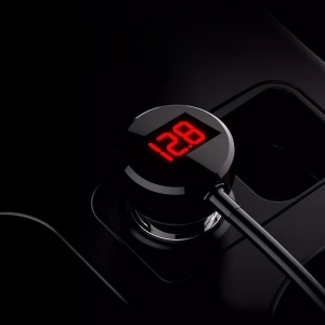 CL rozbočovač zásuvek do zapalovače B39C - 3 zásuvky + 2x USB A - 2,1A (100W) černá