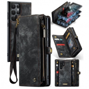 Pouzdro Book (Back Case) CaseMe Wallet 2v1, Samsung S928 Galaxy S24 Ultra barva black