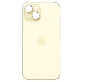 Kryt baterie iPhone 15 yellow - Bigger Hole