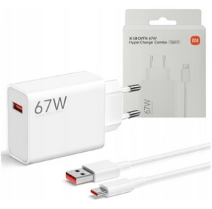 Nabíječ Xiaomi MDY-12-EH 67W Fast Charge + kabel TYP-C (BLISTR) white