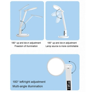 Stolní bezdrátová LED lampa DL-01, barva bílá