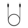 Datový kabel USB C na USB C barva černá - 3 metry