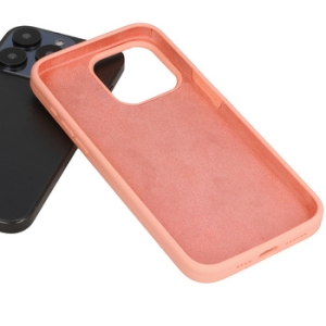 Pouzdro Back Case Silicone Lite Samsung A145, A146 Galaxy A14 4G/5G, barva peach