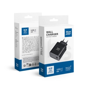Cestovní nabíječ BlueStar USB C, PD 45W, QC 4.0
