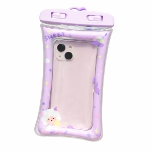 Pouzdro voděodolné AIR Funny, zámek plastový, barva fialová