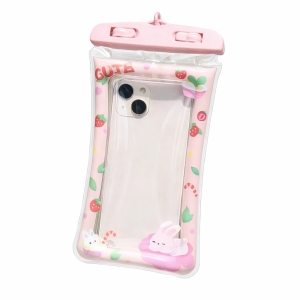 Pouzdro voděodolné AIR Funny, zámek plastový, barva růžová