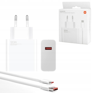 Nabíječ Xiaomi MDY-13-EE 120W Fast Charge + kabel TYP-C (BLISTR) white