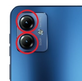Sklíčko zadní kamery Motorola G14