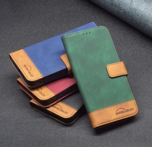 Pouzdro Book CaseMe Binfen UNIcolor Xiaomi Redmi Note 13 Pro 4G, barva zelená