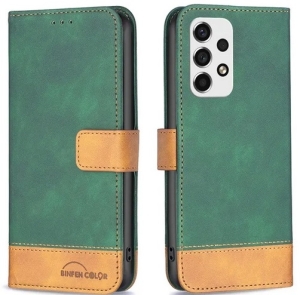 Pouzdro Book CaseMe Binfen UNIcolor Samsung A556B Galaxy A55 5G, barva zelená