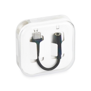 Adaptér HF/Audio USB C na Jack 3,5 mm, barva černá BOX