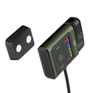 Transmitér FM Bluetooth (BS-BT64) 2v1 transmitér a equalizér, USB A, Jack 3,5mm, barva černá