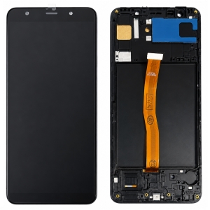 Dotyková deska Samsung A750 Galaxy A7 (2018) + LCD s rámečkem black
