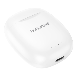 Bluetooth headset BOROFONE TWS BW17, barva bílá