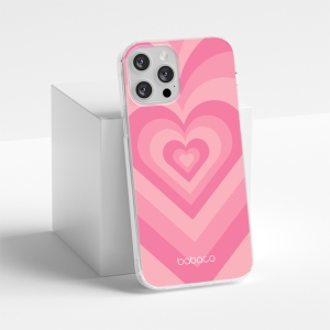 Pouzdro Back Case Babaco iPhone 15, Pink Heart
