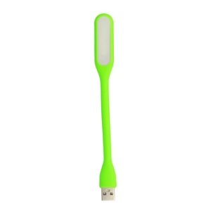 Mini LED lampička, USB A konektor, zelená