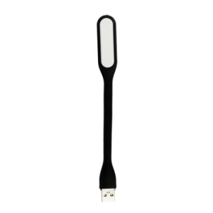 Mini LED lampička, USB A konektor, černá