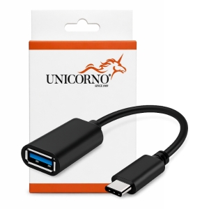 Adaptér USB OTG na USB C, barva černá