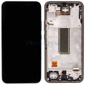 Dotyková deska Samsung A346 Galaxy A34 5G + LCD + rámeček black - OLED (New Android)