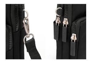 Casual bag univerzální pouzdro, na ruku, přes rameno, barva černá