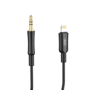 Kabel AUX (XO NB-R255A) Lightning na Jack 3,5mm barva černá