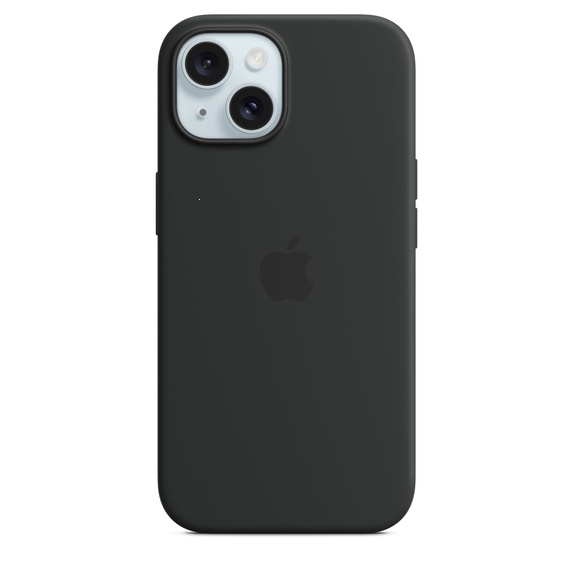 Silicone Case iPhone 15 Black