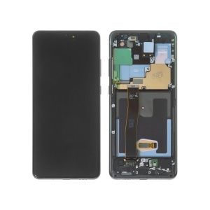 Dotyková deska Samsung G988 Galaxy S20 Ultra + LCD + rámeček black - OLED