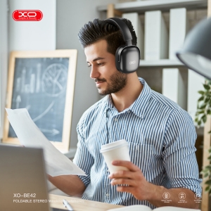 Sluchátka XO BE42, bluetooth v 5.3, barva černá
