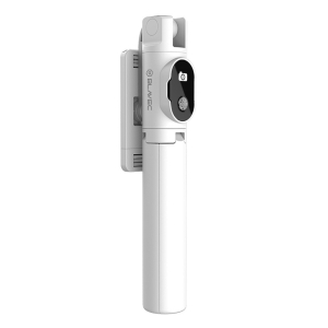 Selfie držák Blavec P02 tripod, s funkcí stativu, bluetooth, barva bílá