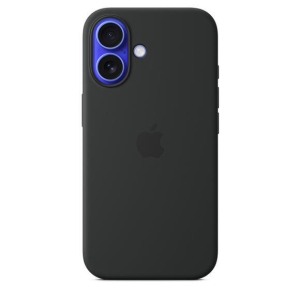 Silicone Case iPhone 16 PLUS Black (blistr)