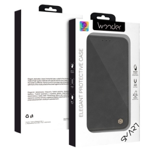 Pouzdro Book Wonder Smart Samsung A155/A156 Galaxy A15 4G/5G, blistr, barva černá