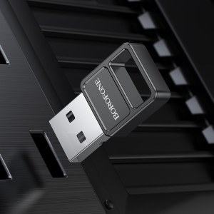 Adaptér Borofone (DH8), Bluetooth 5.1 - USB, barva černá
