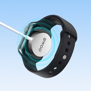 Indukční nabíječka BWOO WL-18 pro Apple Watch, USB C, 5W, barva bílá