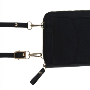 Casual bag s peněženkou, univerzální pouzdro, barva černá