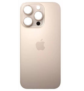 Kryt baterie iPhone 16 PRO gold - Bigger Hole
