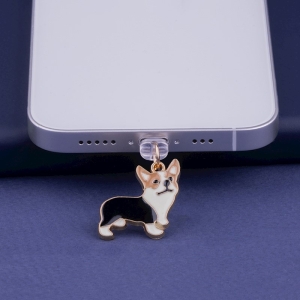 Záslepka Charm Dogs (1 Ks pes v autě, 1 Ks pes) pro Lighting konektor