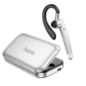 Bluetooth headset HOCO DES48, barva stříbrná