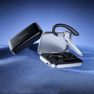 Bluetooth headset HOCO DES48, barva stříbrná