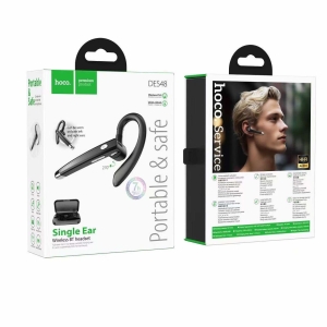 Bluetooth headset HOCO DES48, barva černá