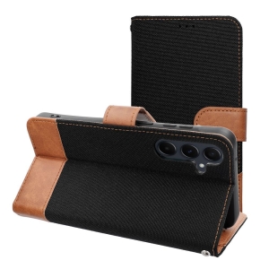 Pouzdro Book Jeans Xiaomi Redmi Note 14 5G, barva černá