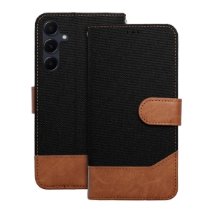 Pouzdro Book Jeans Xiaomi Redmi Note 14 5G, barva černá